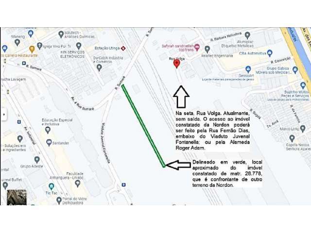 Terreno c/1.547m² em Santo André/SP