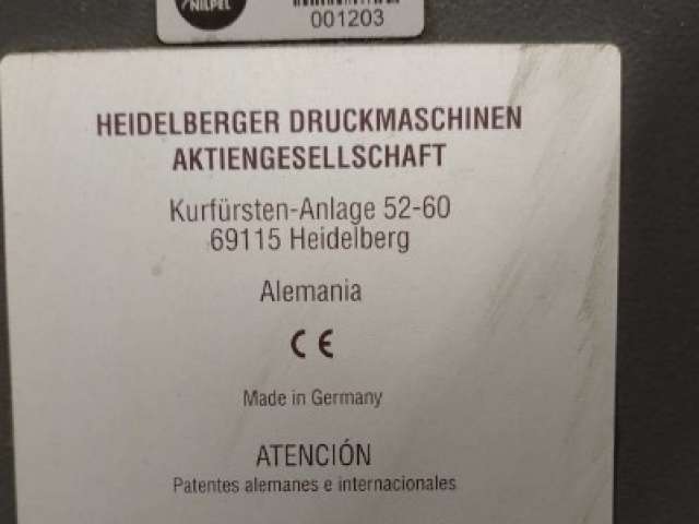 Impressora Offset Heidelberger Speedmaster XL 105-6 L (2008) – 18.000 Folhas/h (funcionando)